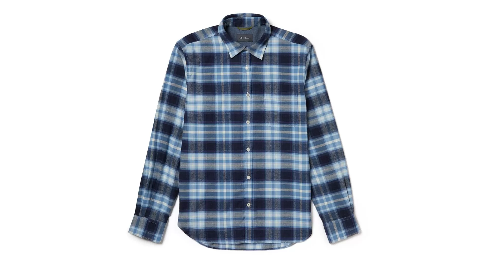 Men Oliver Sweeney Shirts^Censo Blue Check