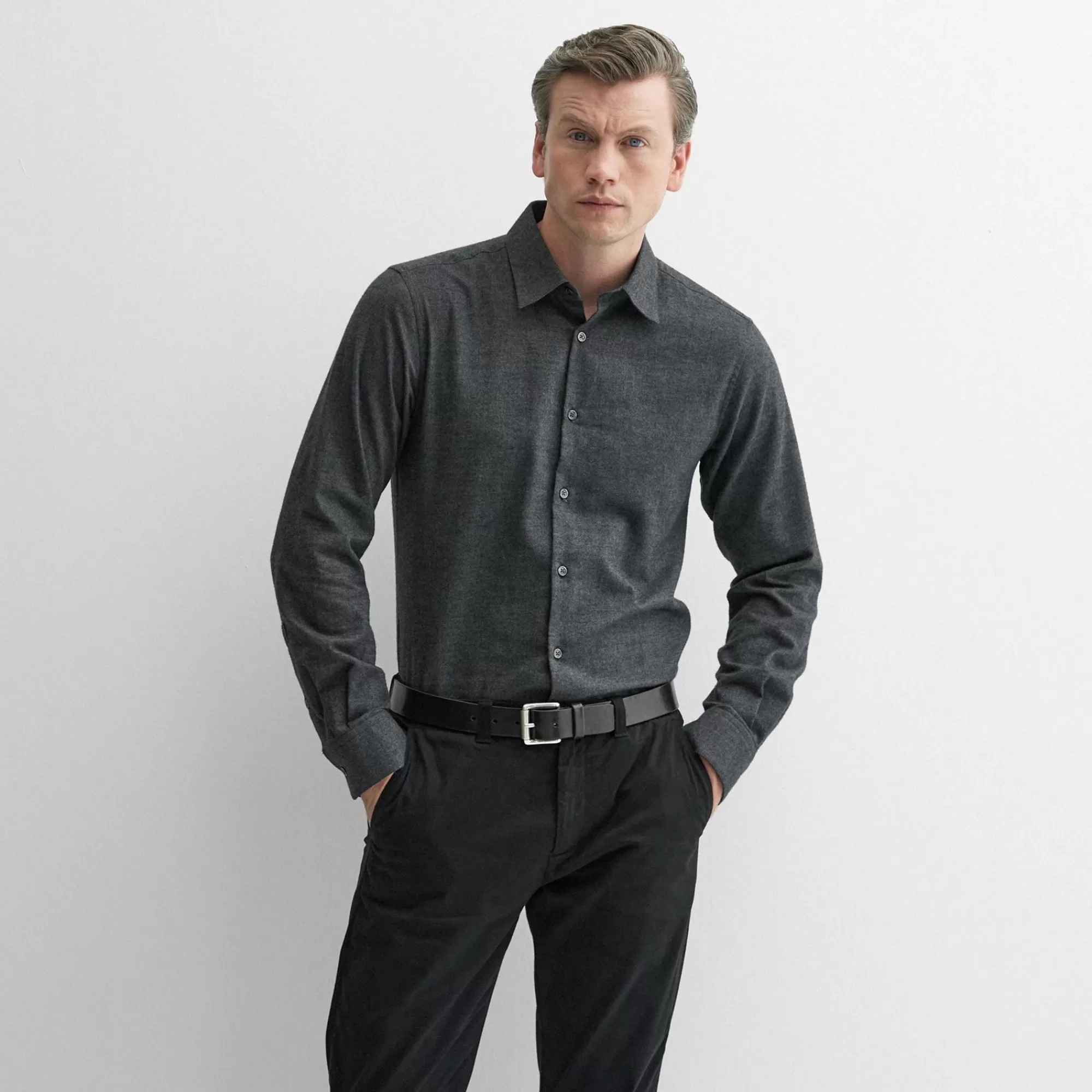 Men Oliver Sweeney Shirts^Hawkesworth Charcoal