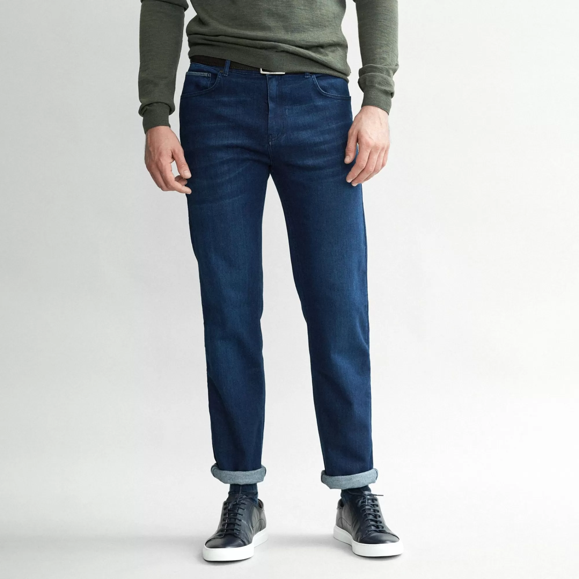 Men Oliver Sweeney Trousers^Limerick Blue