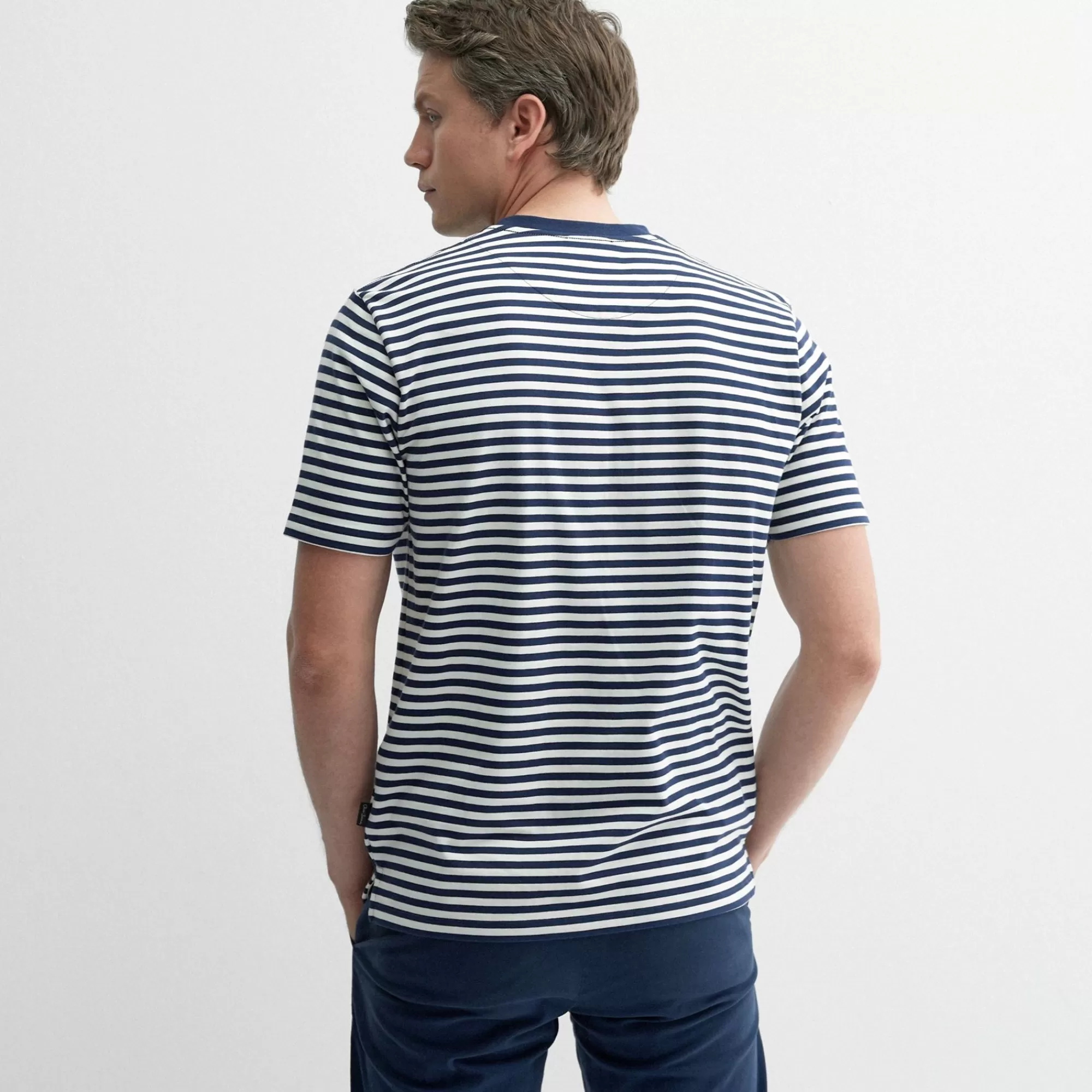 Men Oliver Sweeney T Shirts & Polos^Markham Navy Stripe