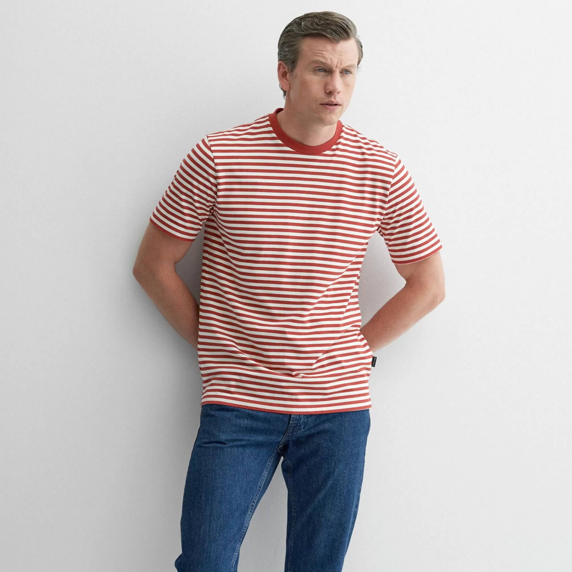 Men Oliver Sweeney T Shirts & Polos^Markham Rust Stripe